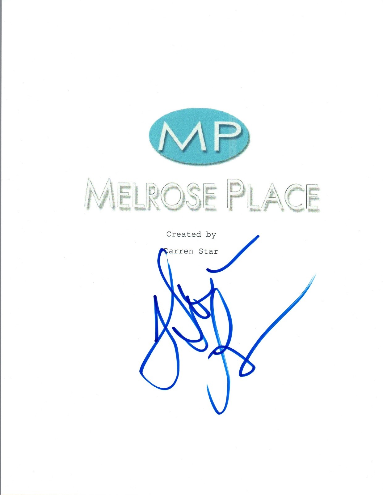 Heather Locklear Signed Autographed MELROSE PLACE Pilot Episode Script COA VD