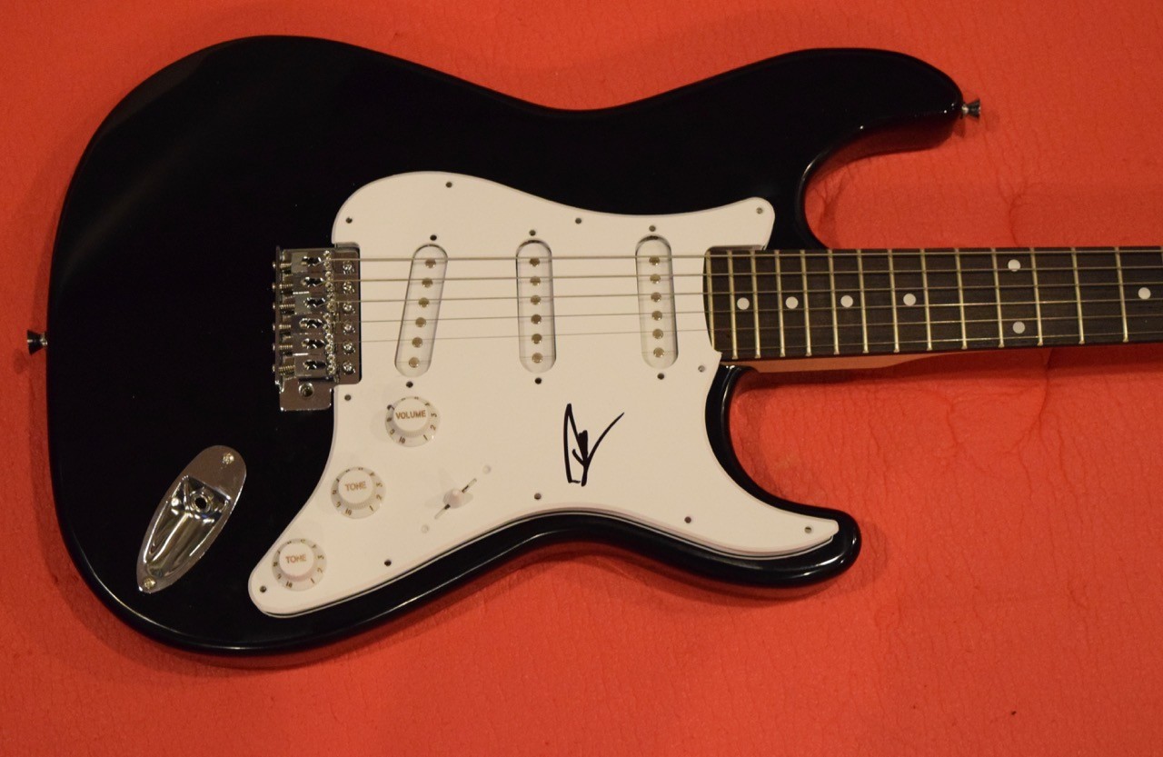 Ted Dwayne Signed Autographed Electric Guitar MUMFORD & SONS Bassist COA