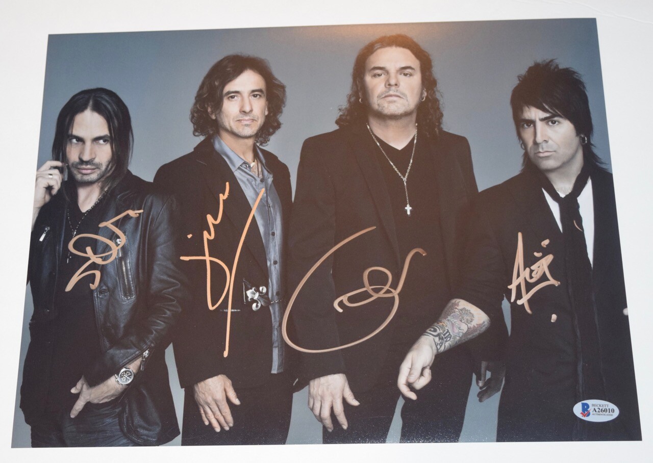 MANA Full Band Signed Autographed 11x14 Photo BAS Beckett COA