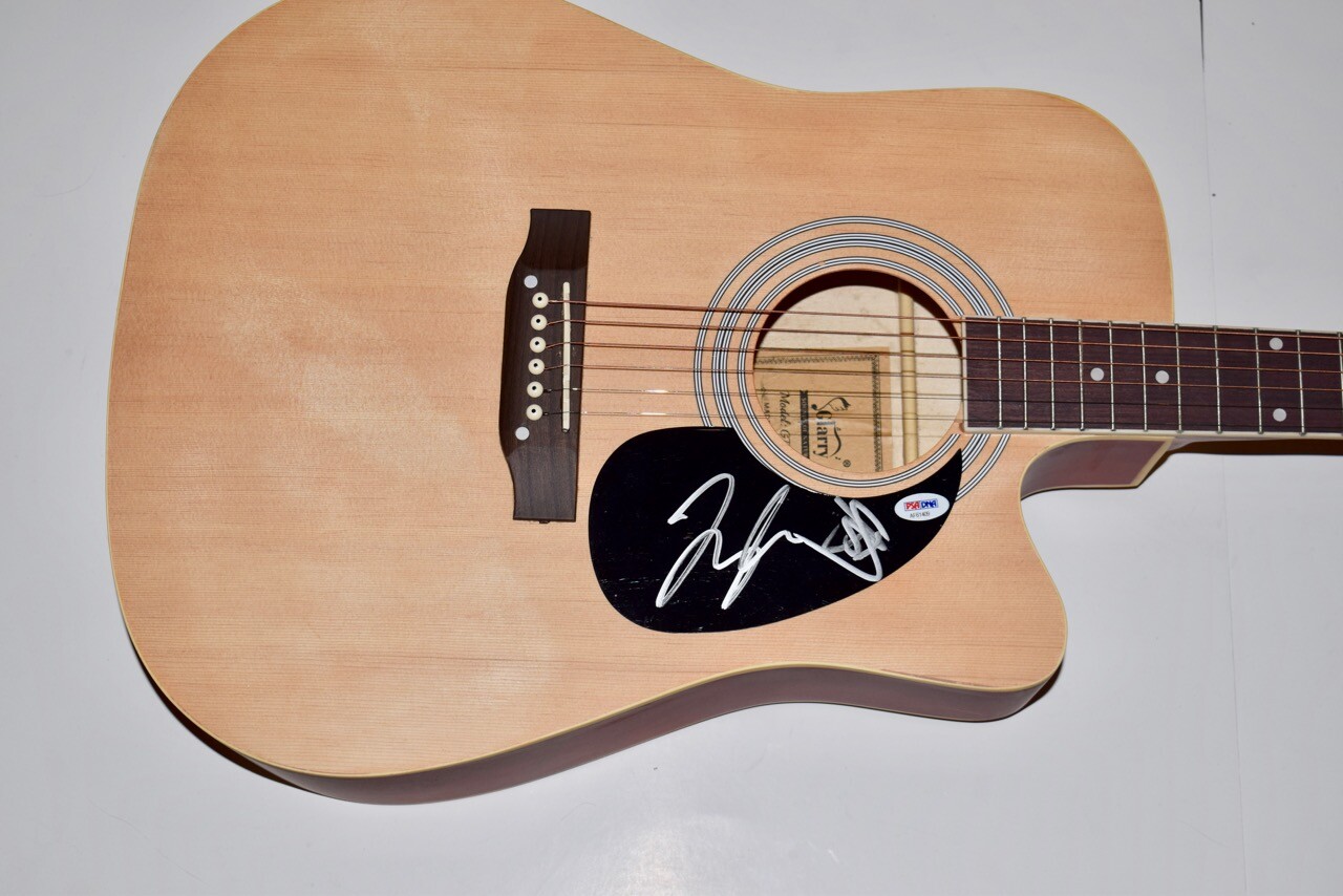 Florida Georgia Line Signed Acoustic Guitar Tyler Hubbard Brian Kelley PSA COA