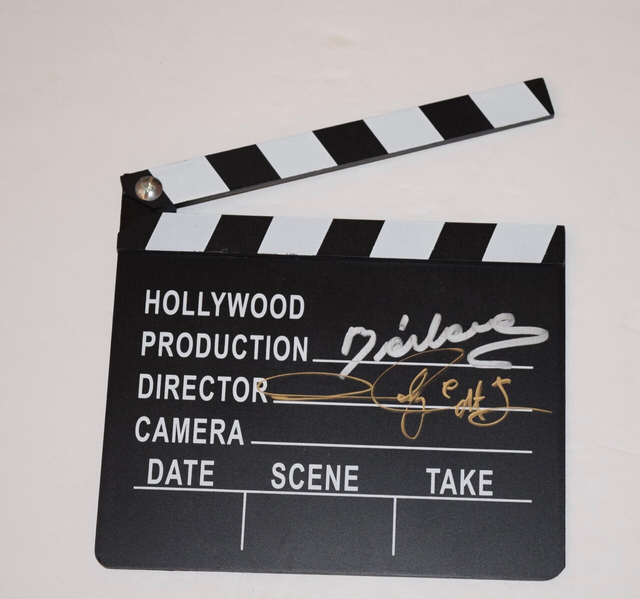 Andy Muschietti & Barbara Signed Director's Clapper IT Chapter Two Beckett COA