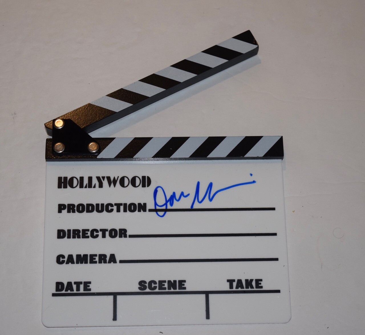 Don Mancini Signed Autograph Director Clapboard Child's Play Chucky Beckett COA