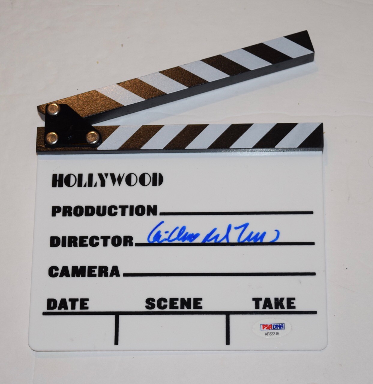 Guillermo Del Toro Signed Clapboard The Shape Of Water Hellboy PSA/DNA COA