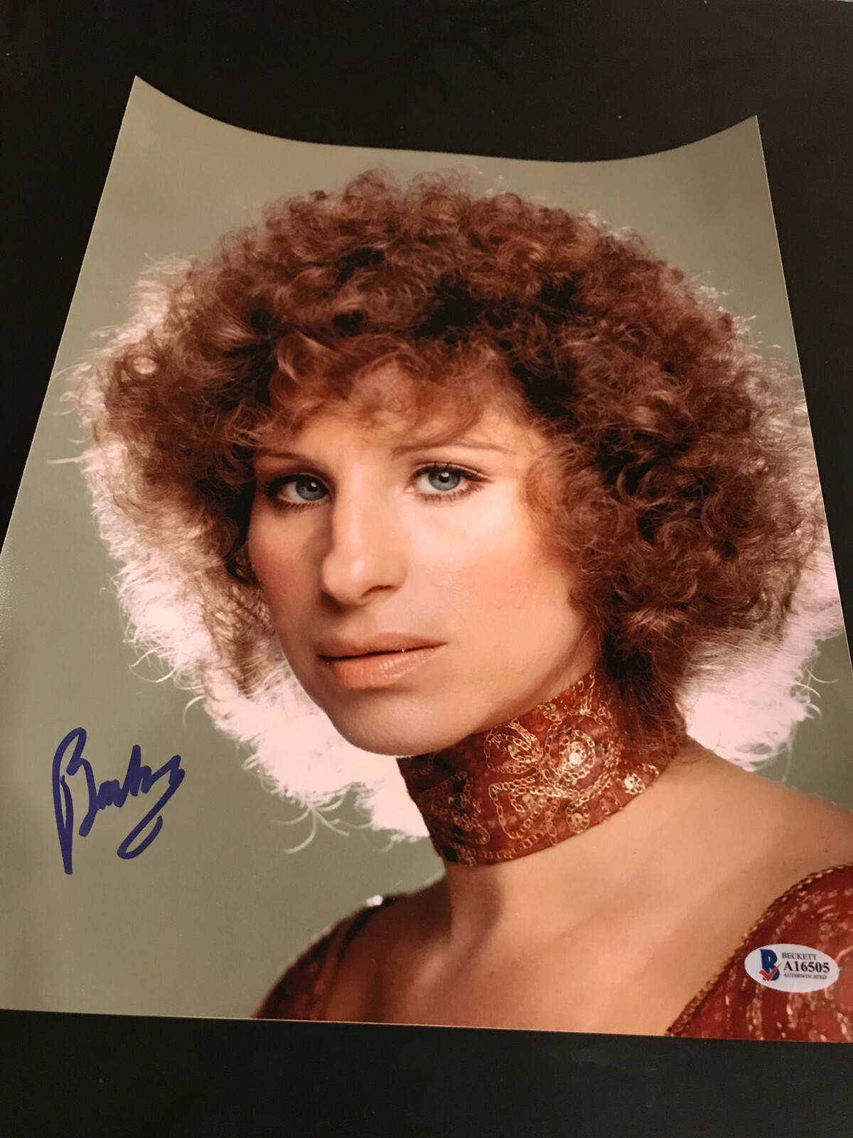 BARBRA STREISAND SIGNED AUTOGRAPH 11x14 PHOTO FUNNY GIRL WAY WE WERE BECKETT BAS