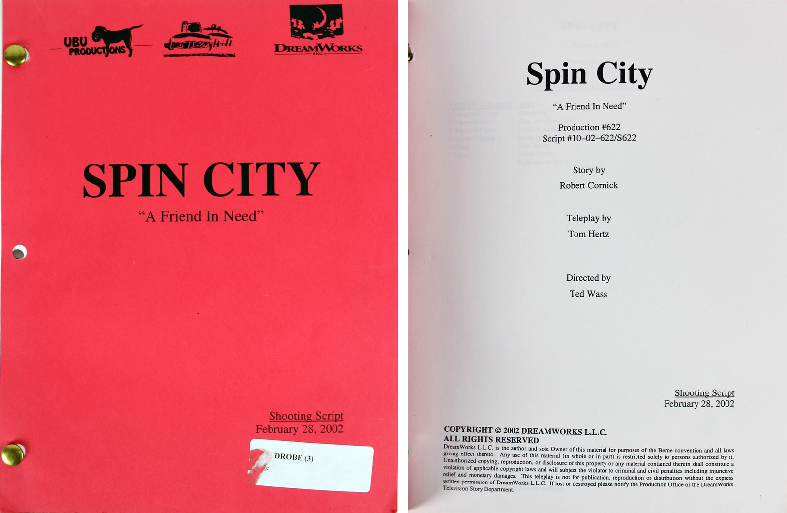 Spin City February 28, 2002 