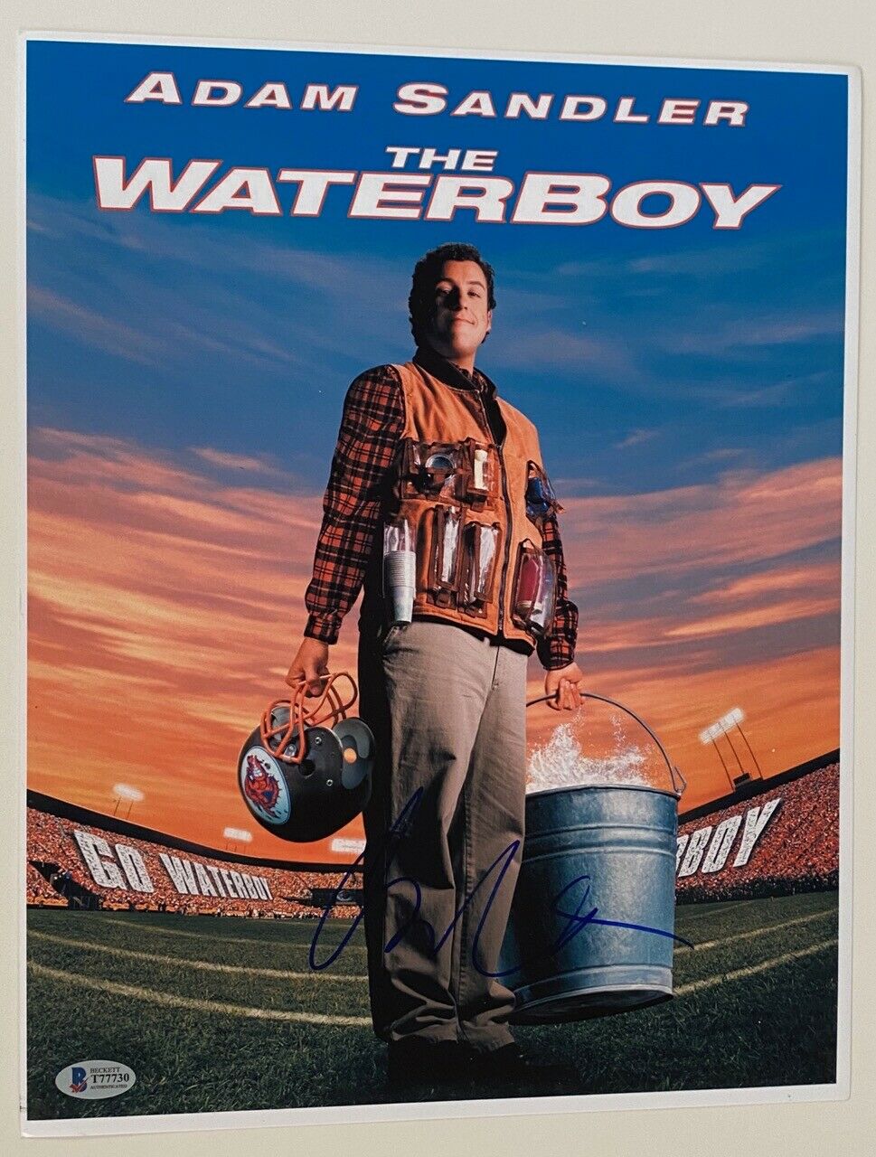 Adam Sandler Signed Autographed 11x14 Photo Poster THE WATERBOY Beckett ...