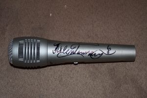 ALLEN TOUSSAINT SIGNED AUTOGRAPHED MICROPHONE SOUTHERN NIGHTS NEW ORLEANS COLLECTIBLE MEMORABILIA