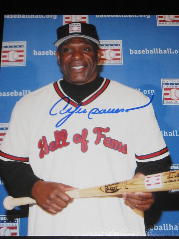 ANDRE DAWSON SIGNED AUTOGRAPH 8×10 CHICAGO CUBS HAWK COLLECTIBLE MEMORABILIA