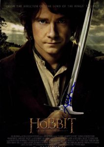 ANDY SERKIS HOBBIT UNEXPECTED JOURNEY AUTOGRAPHED SIGNED POSTER UACC RD AFTAL COLLECTIBLE MEMORABILIA
