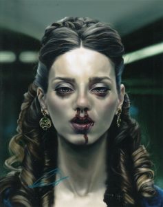 ANGELA SARAFYAN SIGNED (WESTWORLD) 8X10 PHOTO *CLEMENTINE PENNYFEATHER* W/COA  COLLECTIBLE MEMORABILIA