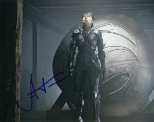 AYELET ZURER SIGNED (MAN OF STEEL) SUPERMAN 8X10 PHOTO W/COA *LARA LOR-VAN* #1  COLLECTIBLE MEMORABILIA