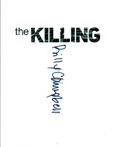 BILLY CAMPBELL SIGNED AUTOGRAPHED THE KILLING PILOT EPISODE SCRIPT COA AB COLLECTIBLE MEMORABILIA