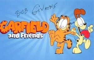 BOB GIVENS SIGNED AUTOGRAPHED GARFIELD AND FRIENDS PHOTO COLLECTIBLE MEMORABILIA