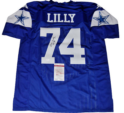 Bob Lilly Signed Autographed Dallas Cowboys White Jersey - PSA DNA 