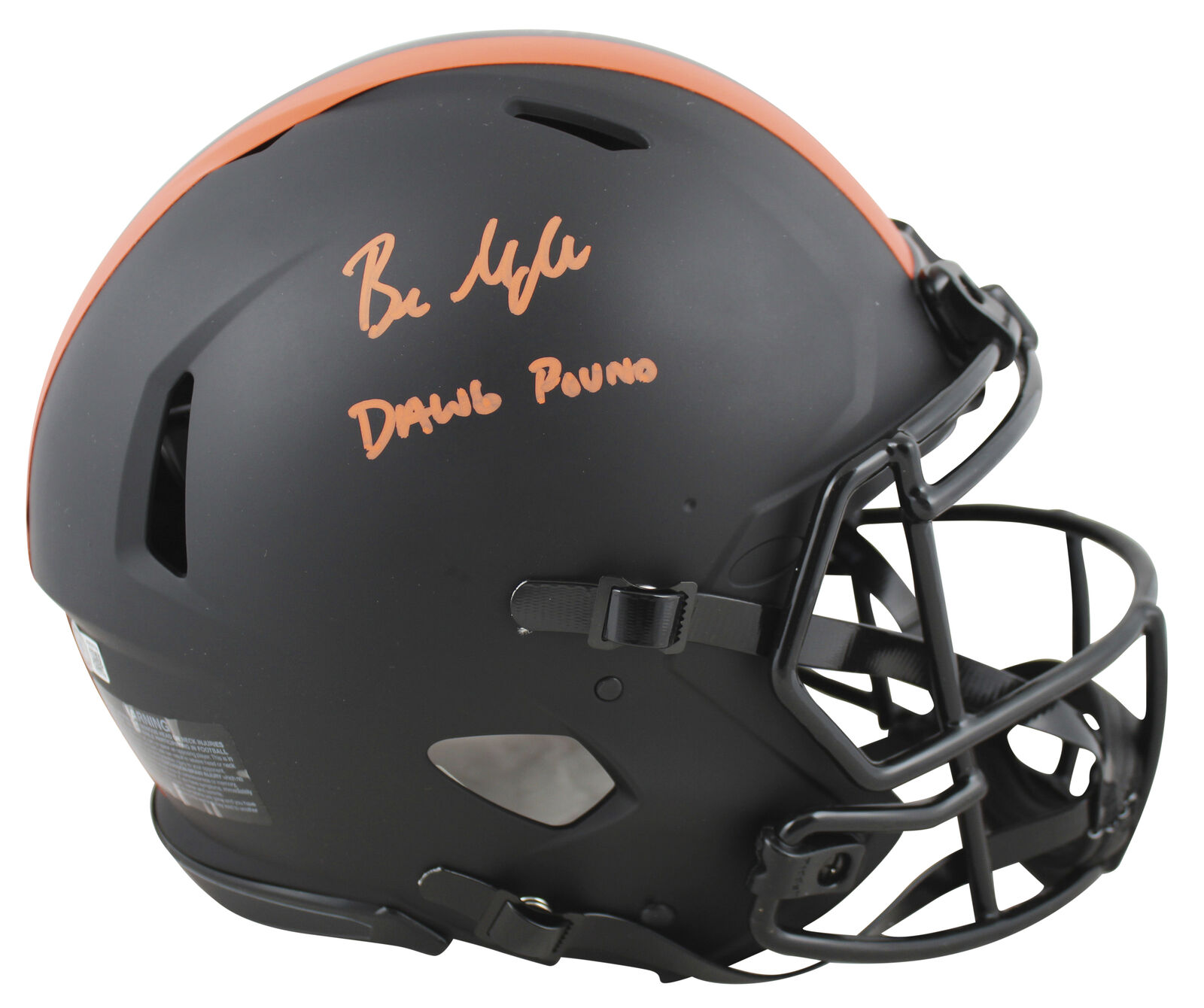 Cleveland Browns Signed Full-Size Helmet By (24) Including Leroy