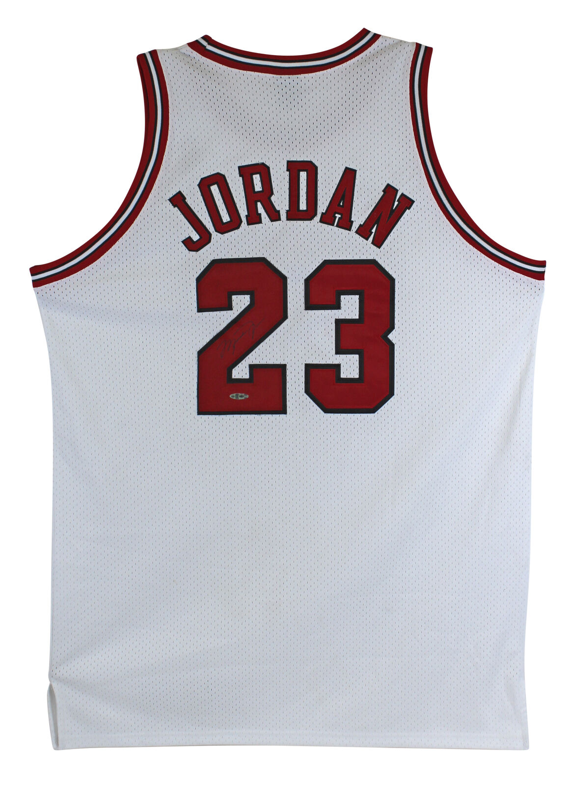 Authentic signed outlet michael jordan jersey