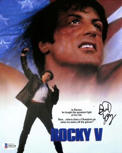 BURT YOUNG ROCKY V AUTHENTIC SIGNED 8×10 PHOTO AUTOGRAPHED BAS #H62138 COLLECTIBLE MEMORABILIA