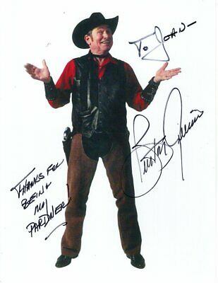 Burton Gilliam Autographed Blazing Saddles Lyle Photograph To John Content Autographia