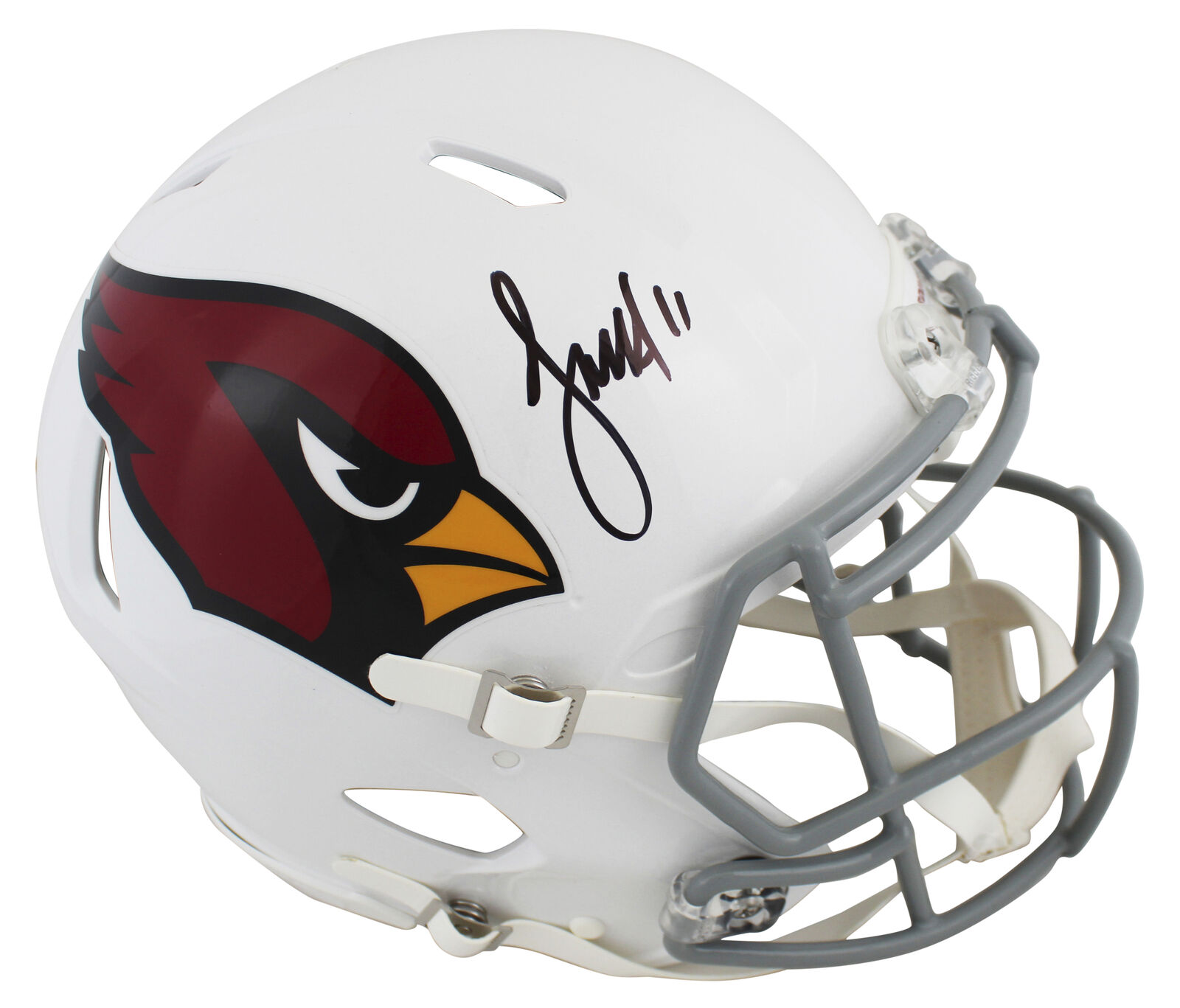 Cardinals Larry Fitzgerald Signed Full Size Speed Proline Helmet BAS ...