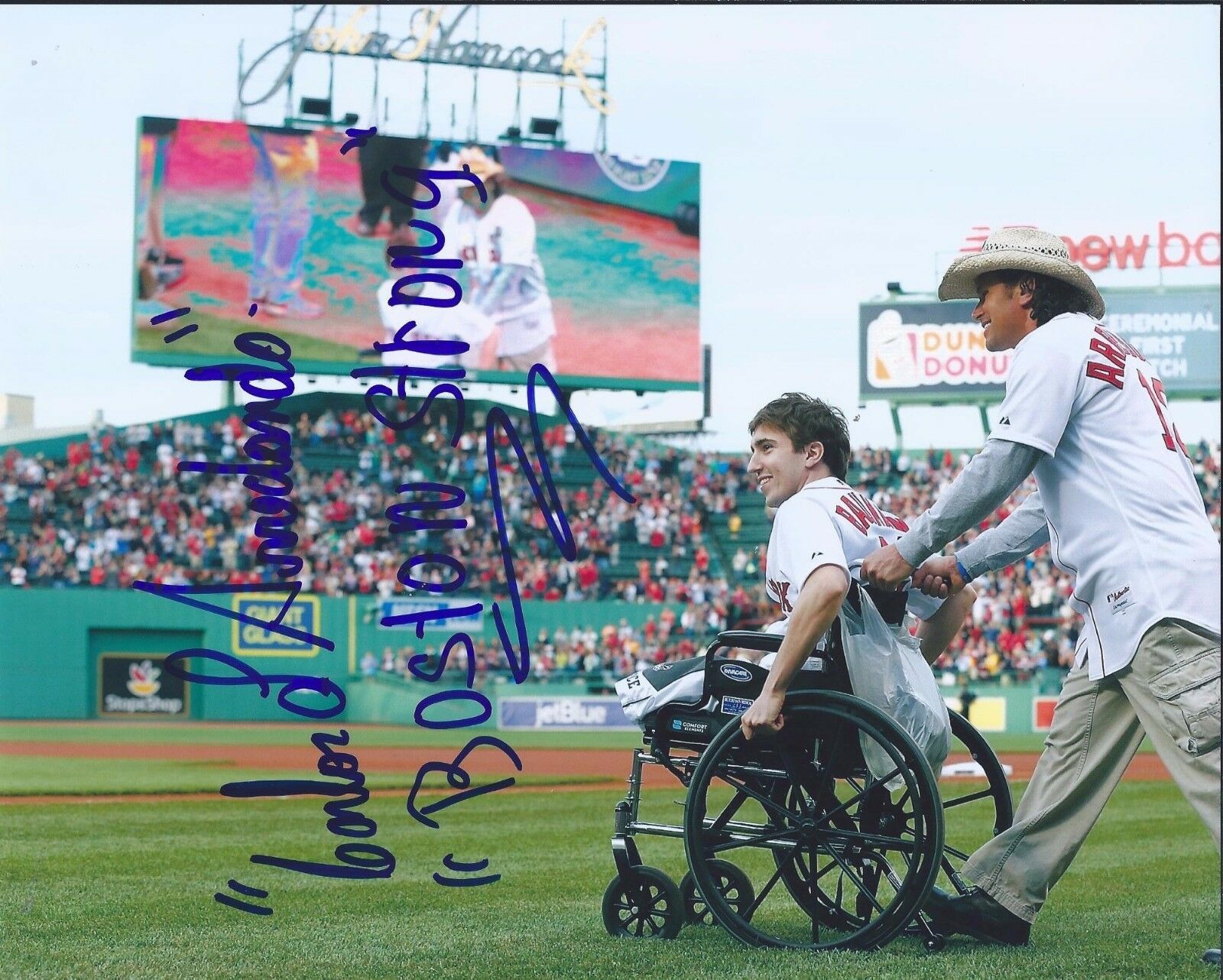 CARLOS ARREDONDO Signed Autographed 8x10 Photo W/ Jeff Bauman Boston ...