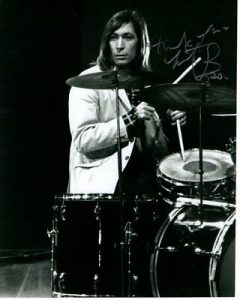 CHARLIE WATTS SIGNED AUTOGRAPHED THE ROLLING STONES PHOTO COLLECTIBLE MEMORABILIA