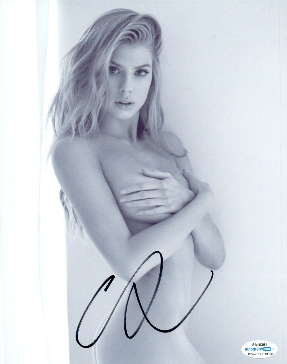 Charlotte Mckinney Signed Autographed 8x10 Photo Hot Sexy Model Coa Acoa Autographia 3468