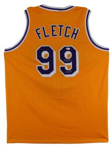 CHEVY CHASE “FLETCH” AUTHENTIC SIGNED YELLOW JERSEY BAS WITNESSED #WD28694 COLLECTIBLE MEMORABILIA