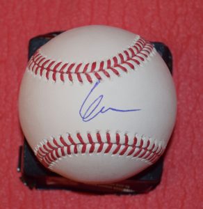 CHRIS EVANS SIGNED AUTOGRAPHED MLB BASEBALL CAPTAIN AMERICA THE AVENGERS A COLLECTIBLE MEMORABILIA