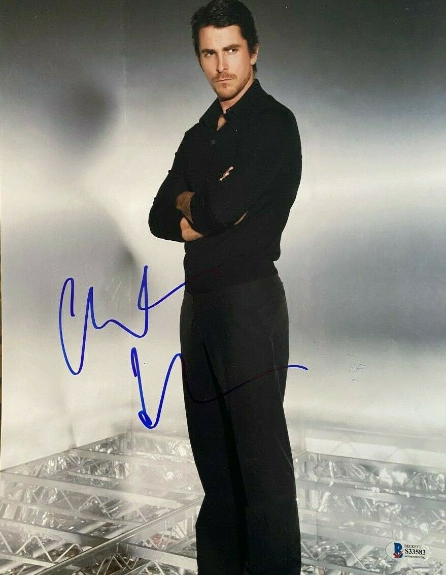 Christian Bale signed autographed 11x14 photo American Psycho Batman ...