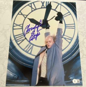 CHRISTOPHER LLOYD SIGNED AUTOGRAPH 11×14 “BACK TO THE FUTURE” PHOTO BECKETT A COLLECTIBLE MEMORABILIA
