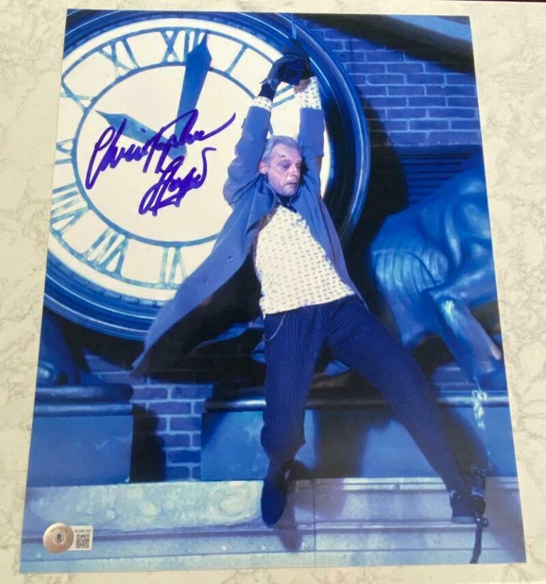 CHRISTOPHER LLOYD SIGNED AUTOGRAPH 11×14 “BACK TO THE FUTURE” PHOTO BECKETT B COLLECTIBLE MEMORABILIA