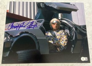 CHRISTOPHER LLOYD SIGNED AUTOGRAPH 11×14 “BACK TO THE FUTURE” PHOTO BECKETT D COLLECTIBLE MEMORABILIA