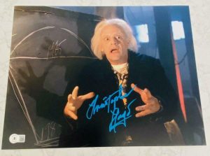 CHRISTOPHER LLOYD SIGNED AUTOGRAPH 11×14 “BACK TO THE FUTURE” PHOTO BECKETT H COLLECTIBLE MEMORABILIA