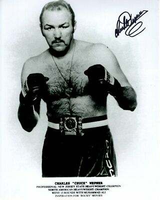 CHUCK WEPNER Signed Autographed Photo INSPIRATION FOR ROCKY BALBOA ...