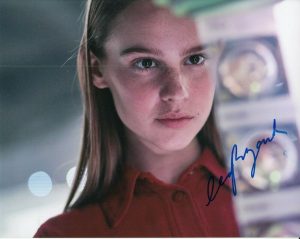CLARA RUGAARD SIGNED (I AM MOTHER) MOVIE AUTOGRAPHED *DAUGHTER* 8X10 W/COA  COLLECTIBLE MEMORABILIA