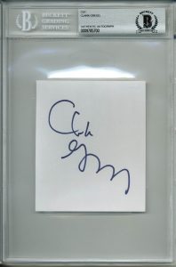 CLARK GREGG THE AVENGERS AUTHENTIC SIGNED 3.5×4.5 CUT SIGNATURE BAS SLABBED COLLECTIBLE MEMORABILIA