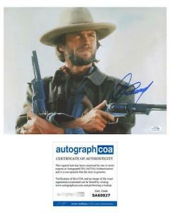 CLINT EASTWOOD “THE OUTLAW JOSEY WALES” AUTOGRAPH SIGNED 11×14 PHOTO C ACOA COLLECTIBLE MEMORABILIA