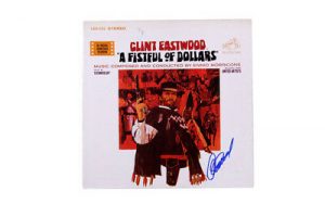 CLINT EASTWOOD AUTOGRAPHED SIGNED FIST FULL OF DOLLARS LP AFTAL COLLECTIBLE MEMORABILIA