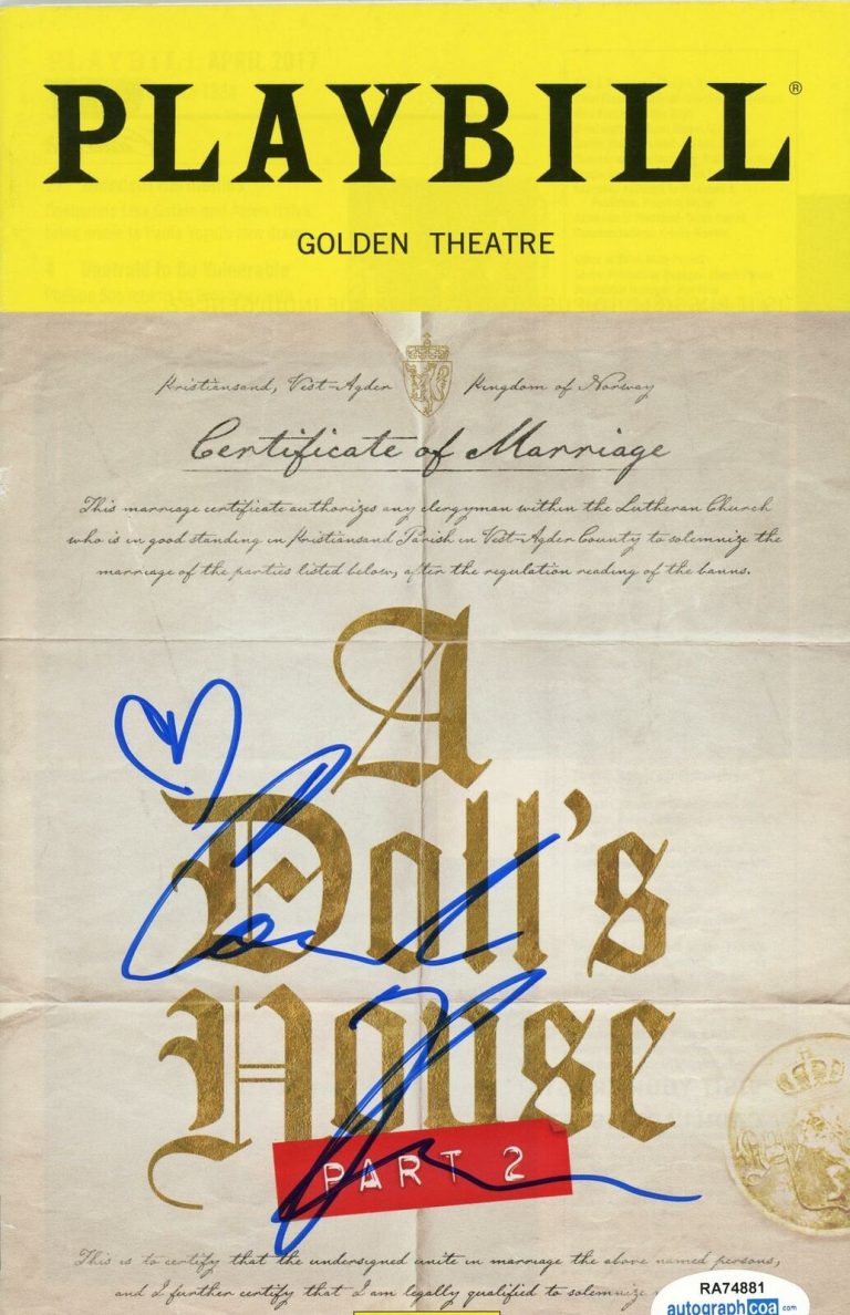 CONDOLA RASHAD “A DOLL’S HOUSE PART 2” AUTOGRAPH SIGNED BROADWAY PLAYBILL ACOA COLLECTIBLE MEMORABILIA