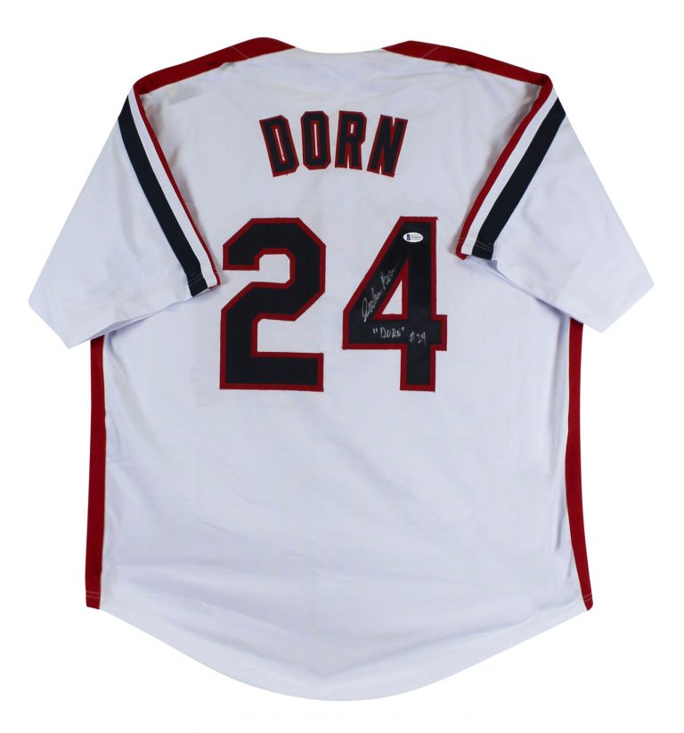 CORBIN BERNSEN MAJOR LEAGUE “DORN” SIGNED WHITE PRO STYLE JERSEY BAS WITNESSED COLLECTIBLE MEMORABILIA