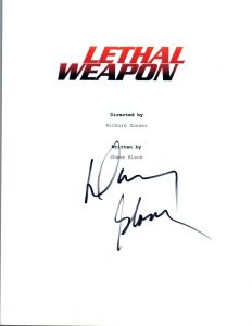 DANNY GLOVER SIGNED AUTOGRAPHED LETHAL WEAPON FULL MOVIE SCRIPT COA COLLECTIBLE MEMORABILIA