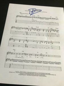 DAVE GROHL SIGNED AUTOGRAPH SHEET MUSIC MY HERO FOO FIGHTERS ALBUM COA AUTO D COLLECTIBLE MEMORABILIA