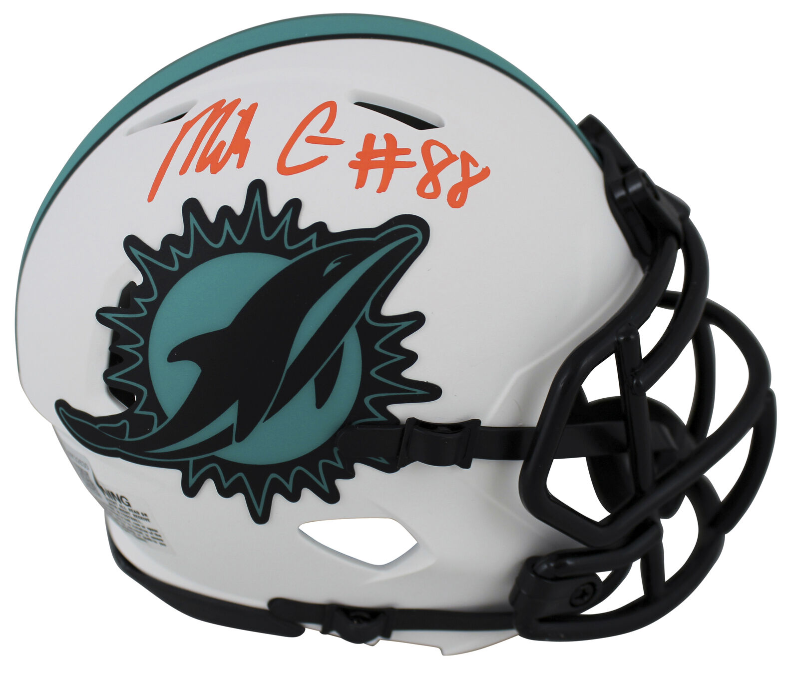 Zach Thomas Autographed Miami Dolphins Eclipse Black Full Size Authentic  Speed Helmet HOF 2023 Beckett BAS Witness Stock #215330 - Mill Creek  Sports