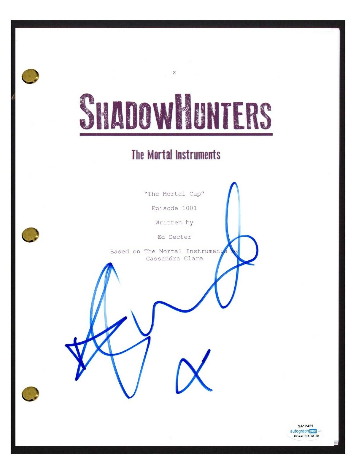 Dominic Sherwood Autogrammfoto Autograph 1| 