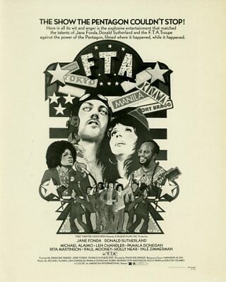 Donald Sutherland Jane Fonda F T A 1972 Original 8x10 Press Photo
