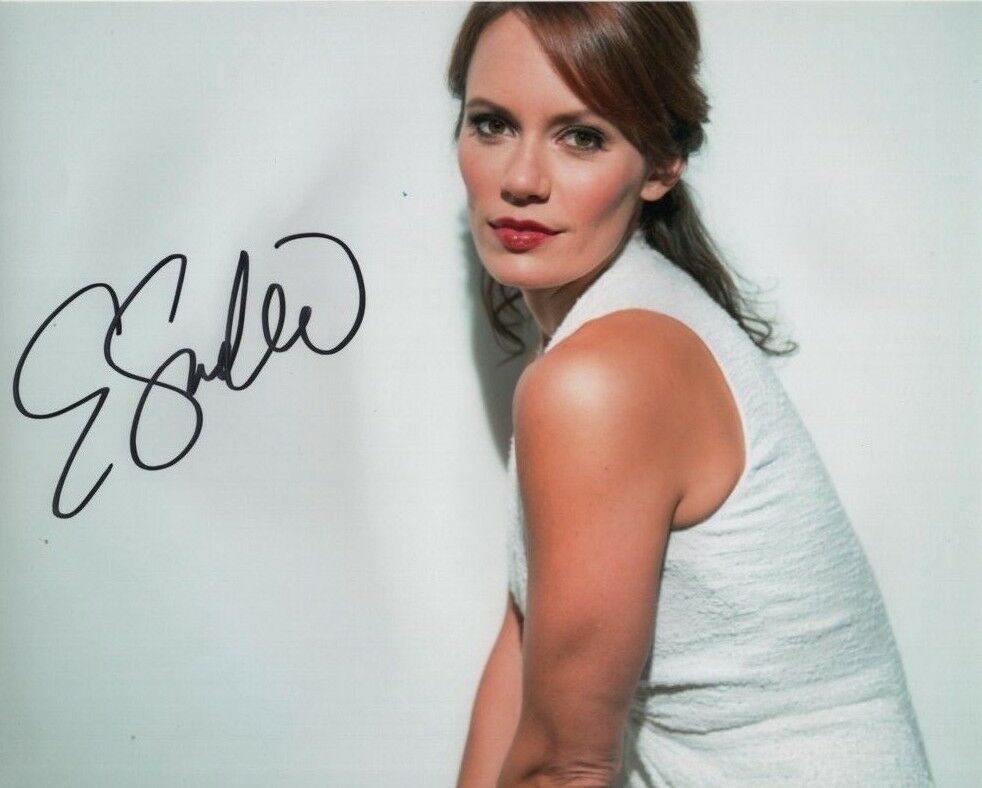 Emily Swallow Signed Autographed Photo Armorer In Mandalorian Star Wars