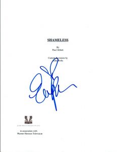EMMY ROSSUM SIGNED AUTOGRAPHED SHAMELESS PILOT EPISODE SCRIPT COA VD COLLECTIBLE MEMORABILIA