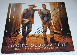 FLORIDA GEORGIA LINE SIGNED (CAN’T SAY I AIN’T COUNTRY) RECORD ALBUM LP W/COA #3  COLLECTIBLE MEMORABILIA