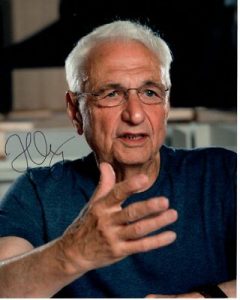 FRANK GEHRY SIGNED AUTOGRAPHED PHOTO COLLECTIBLE MEMORABILIA