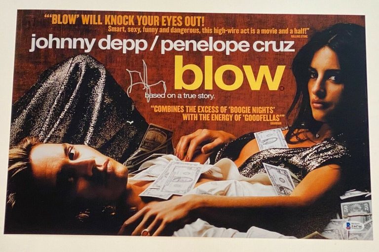 GEORGE JUNG SIGNED AUTOGRAPHED BLOW 11×17 MOVIE POSTER JOHNNY DEPP BECKETT COA COLLECTIBLE MEMORABILIA